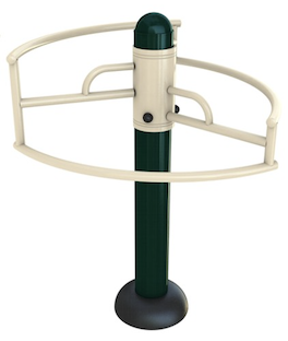 FP-G2MHLSS FP Double Multi Height Leg Stretching Station